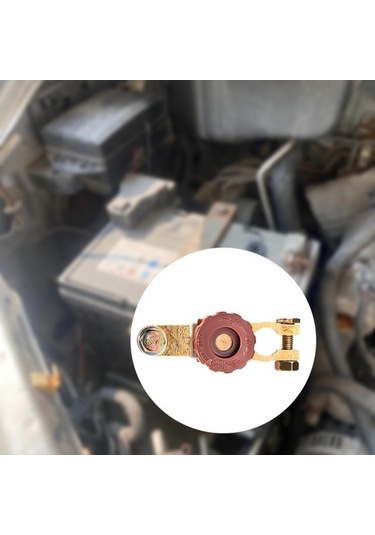 Pazly Terminali Suntek Kahverengi Araba Akü Bağlantı Anahtarı Genel