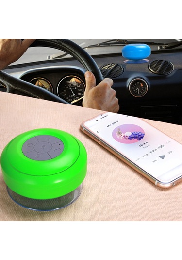 Neevoyu Siyah Su Geçirmez Mini Bluetooth Hoparlör - Dış Mekan, Banyo, Araç Uyumlu, Taşınabilir, Sıkıcı Yok, Eğlence Paketi