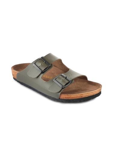 Slazenger LENS Erkek  Haki Terlik