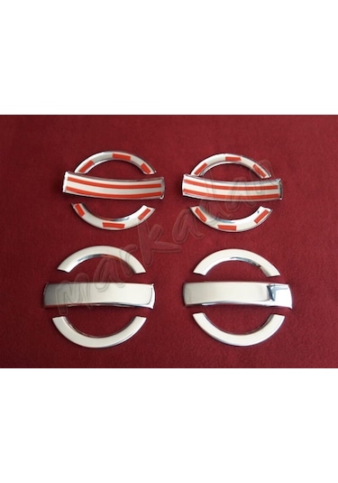 Db Chrome Fiat Doblo Kapı Kolu Nikelajı 2000-2012 4 Kapı  P.Çelik