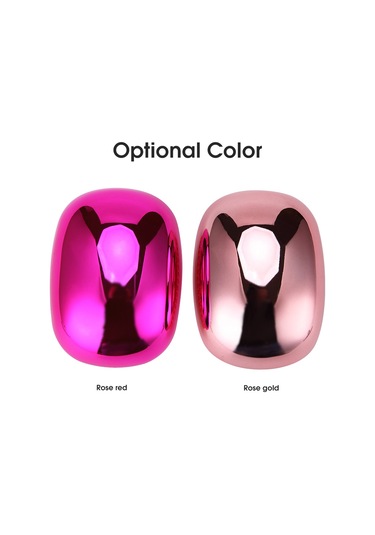 Moveevo Mini Taşınabilir Elektrokaplama Renkli Saç Tarağı, Uzun Ve Kısa Dişler Dönüşümlü, Gül Kırmızısı