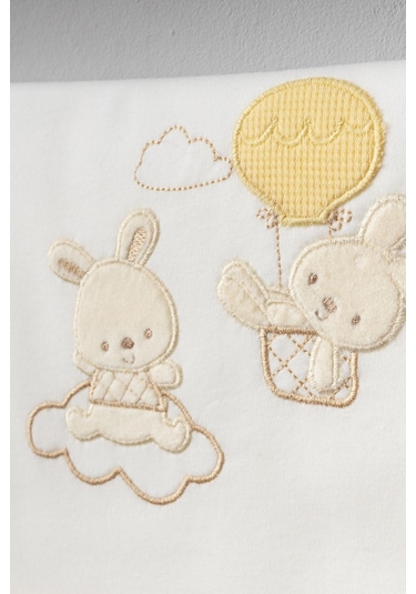 Bebitof 10parça Balonlu Tavşan Desenli Hastane Çıkışı Sarı