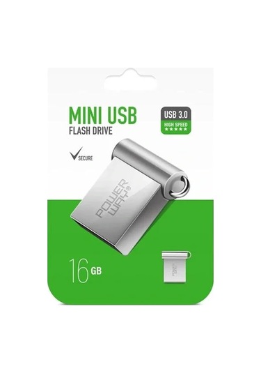 Powerway 16gb Usb 3.0 Metal Mini Flash Bellek 1 Adet