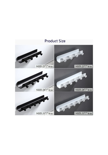 Sones Um112 Ev Depolama Kancası Duvar Dekorasyonu Cep Telefonu Rafı, Özellikler: Beyaz 4 Kanca Diğer