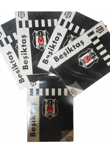 Beşiktaş A5 Not Defteri Kareli 36 Yp. 5 Adet