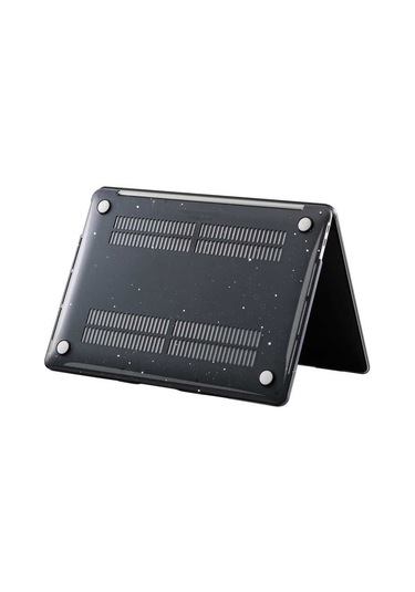 Noktaks - Macbook 13.6' Air M3 A3113 Uyumlu - Kılıf Alt Ve Üst Koruyucu Msoft Allstar Kapak - Siyah - T31085 Siyah