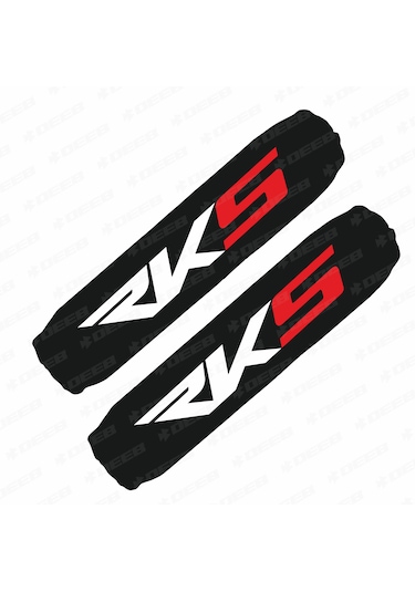 Rks Baskılı Amortisör Çorabı Kılıfı Kırmızı - Beyaz