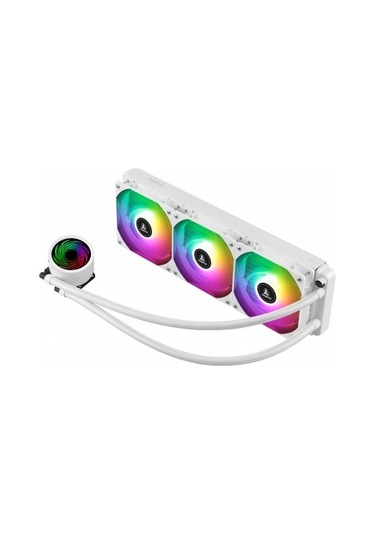 Segotep Bevere 360 Argb Beyaz Sıvı İşlemci Soğutucusu Am5 Ve Lga1700 Uyumlu