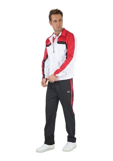 Dafron Platinium Erkek Kamp Eşofman Takımı 398287150 Beyaz - Kırmızı - Siyah