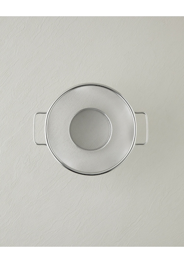 English Home Brims Paslanmaz Çelik Süzgeç 22-22 Cm Gri