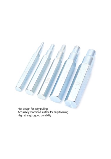 Samdoo Ct-193 Modeli 5 Parça Pres Takımı - Çelik Alaşımdan Yapılmış, Bakır-alüminyum Borular İçin Uygun, 6.35-15.88 Mm Aralığında Presleme Fonksiyonu