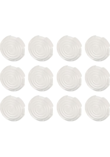 12 Adet Arcade Düğme Kılıfı Yedek Mekanik Basmalı Düğme Kılıfları Kailh, Cherry, Ttc, Akko Ve Glorious Anahtarlar İçin Beyaz