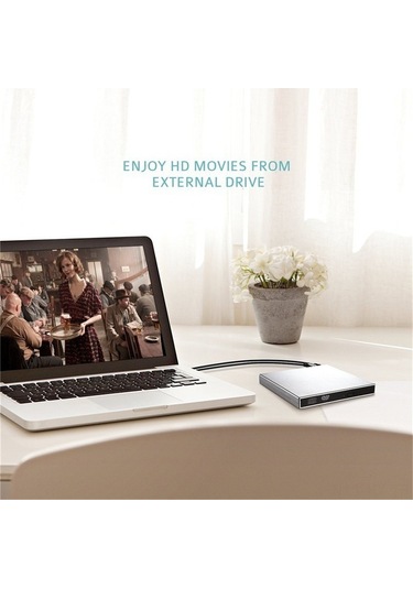 Kangvka Usb 2.0 Dışarıdaki Cd-rw Sürücü - Driyevesiz Dvd/cd Okuyucu Oynatıcı, Siyah, Taşınabilir Bilgisayar Ve Masaüstü İçin