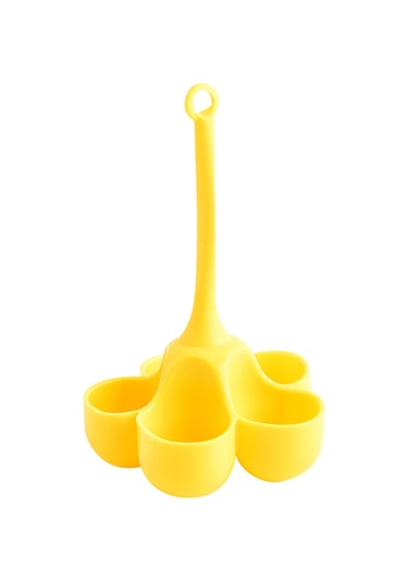 Youmex Yemek Grubu Silikon Yumurta Pişirici 5 Delikli Yüksek Sıcaklığa Dayanıklı Evcil Yemekler İçin Sarı Diğer