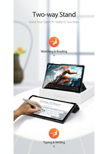 Duxweel Samsung Uyumlu Tab A8 10.5" Inç (Sm-X200 / X207) Tablet Kılıfı