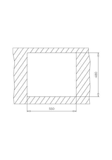 Teka Forsquare 50.40 Tg Tek Hazneli Tegranite + Eviye - Arctic White - 115230009