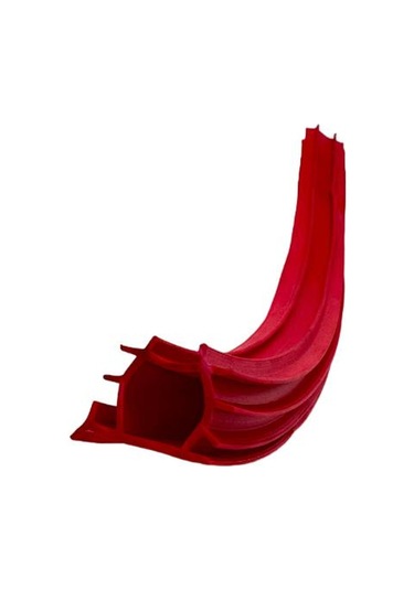 Contacall Alev Önleyici Yangın Kapısı Fitili Yangın Contası 6 Metre Kırmızı Ykc-26 6 M