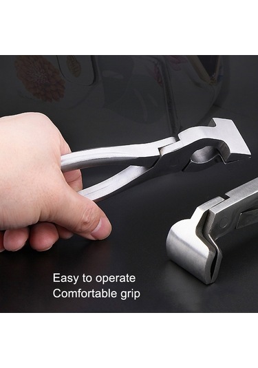 Deri Düz Pense Hemming Pense Çanta Ve Ayakkabı İçin El Yapımı Dıy Aletler Düz Kafa