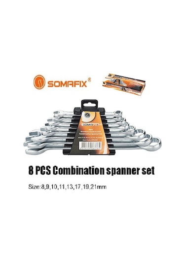 Somafix Premıum Kombine Anahtar Takımı 8 Parça N11.11233