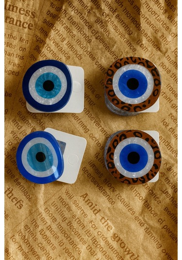 Şehrazat Handmade Orta Boy Nazar Boncuklu Toka Çok Renkli