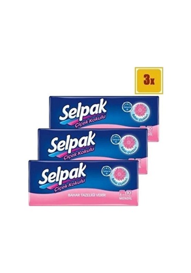 Selpak Parfümlü Mendil 3 x 10'lu