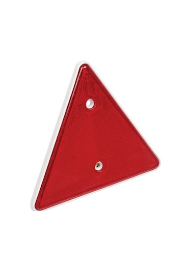 AHMET OTOMOTİV ÜÇGEN REFLEKTÖR KIRMIZI 15X14CM UNİVERSAL