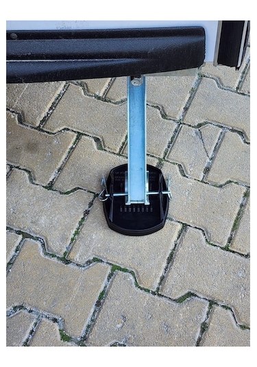 100 Numara Karavan Destek Ayağı Zemin Tablası 4'lü Set