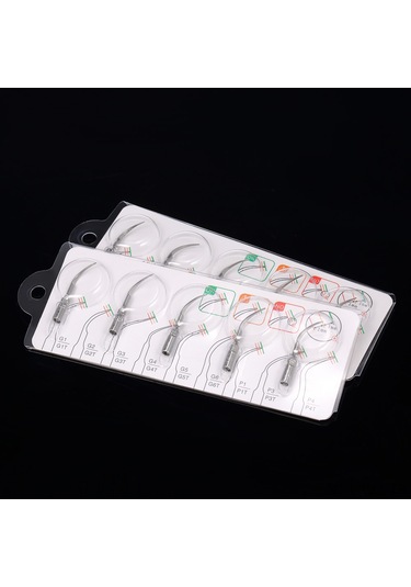 Wezone Ems Woodpecker İçin 10 Adet Paslanmaz Çelik Diş Ultrasonik Skaler Başlığı P1 Modeli