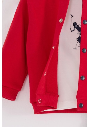 U.s. Polo Assn. Erkek Bebek 3'lü Takım Kırmızı-1689 Kırmızı