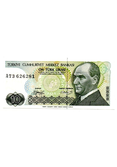 10 Lira 7.emisyon 1.tertip A73 626281 Wb0273