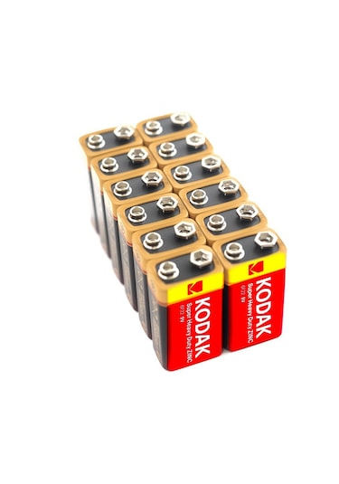 Kodak K9VHZ-S1 6F22 Zınc Shrink 9V Pil 10'lu