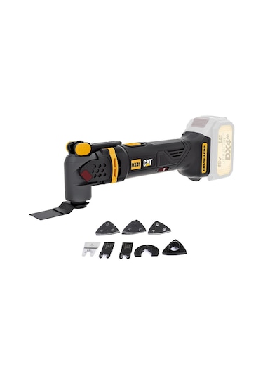 Cat DX41B 18 V Kömürsüz Profesyonel Çok Amaçlı Devir Ayarlı Raspalama + 14 Adet Aksesuar