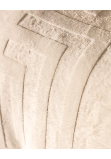 Madame Coco Clementine Vizon Emboss Çift Kişilik Battaniye - Ekru Bat0000000021çift Kişilik-ekru Vizon