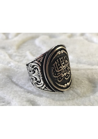 "kefa Bil Mevt Vaizan Nasihat Istersen Ölüm Yeter " Yazılı 925 Ayar Erkek Gümüş Yüzük