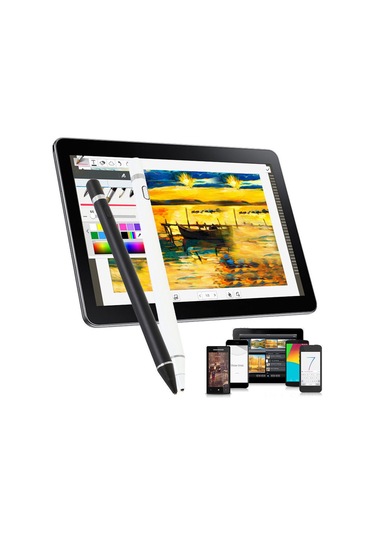 Maiyame Gümüş Pembe Aktif Kapasitif Kalem - İpad, Telefon, Tablet Uyumlu - Çizim, Dokunmatik Ekranlar İçin Evrensel Stylus