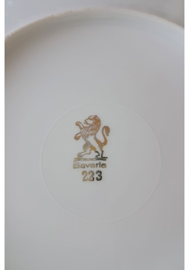 Sütlü Kahve Rengi Antika Çay Fincanı Seti 3 Parça Sütlükahve