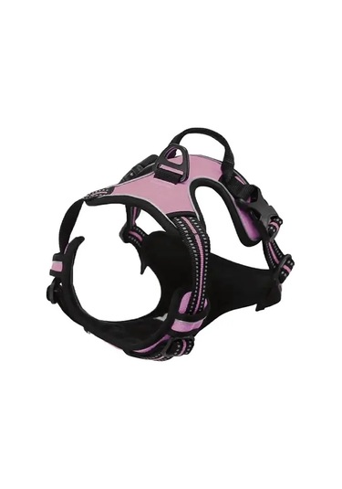 Maxaccess Köpek Yürüyüş Tasması, Anti-çekme Yastıklı Reflektif Xl Pembe Büyük Köpekler İçin