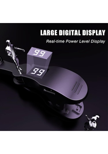 Yaozixa B-02 Siyah Akıllı Telefon Tıklayıcı - Sessiz Otomatik Tekrarlayıcı, Canlı Yayın Ve El İstismarı Engelleme Aleti