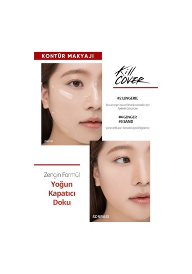 Yoğun Kapatıcılık Sağlayan Concealer Clio Kill Cover Founwear Concealer 2 Lingerie