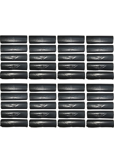 Orta Boy Çöp Poşeti 55x60 Cm 30 Lt 20'li Rulo 40 Paket