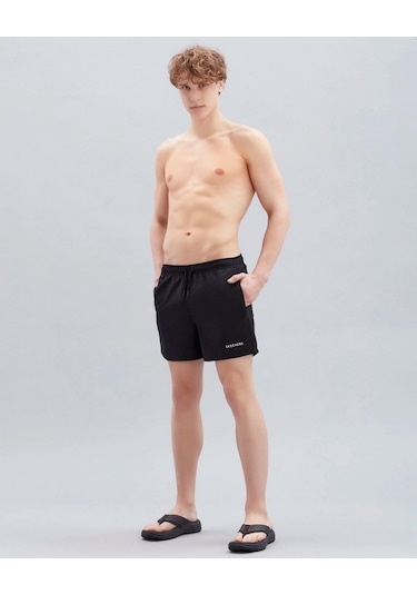 Skechers Swimwear M 5 Inch Swimshort Erkek Siyah Deniz Şortu S211654-001