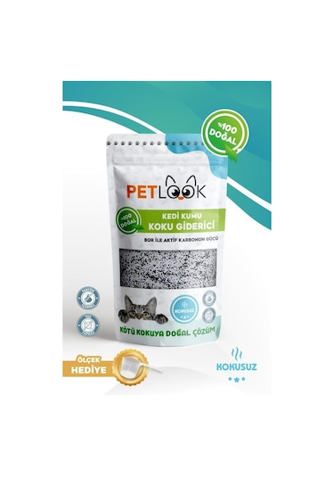 Petlook Active Carbon Kedi Kumu Koku Giderici Kokusuz 300 G