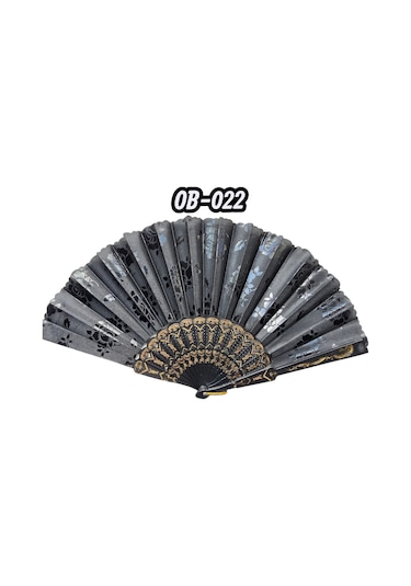 Plastik Kumaş Yelpaze 12'li Ob-022