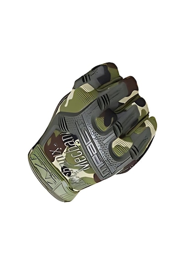 Mechanix Yarım Parmak Eldiven- Taktik Destekli Kadın&erkek Unisex Eldiven Xl-kamuflaj Kamuflaj