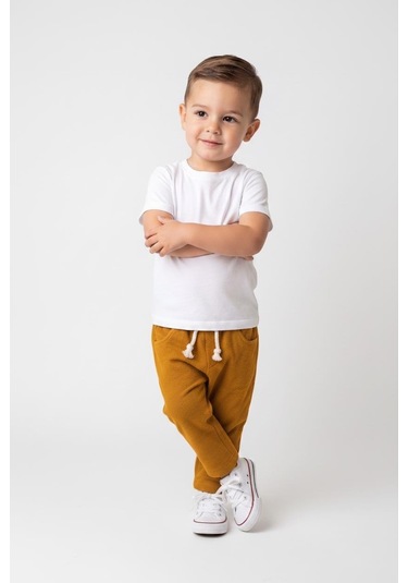 MiaBaby Bebek Müslin Pantolon Hardal