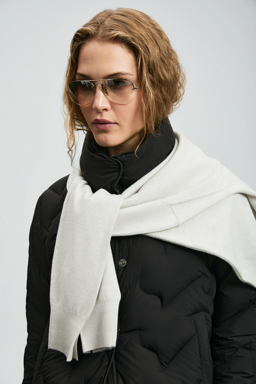 Lufian Desert Kaz Tüyü Kadın Mont Siyah Siyah 122120043100100 Siyah