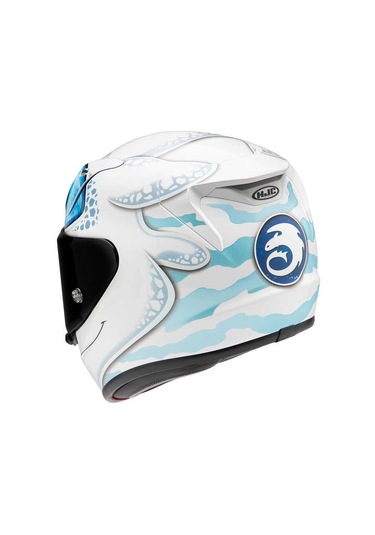 Hjc Rpha12 Light Fury Universal Mc2 Kask Beyaz - Mavi