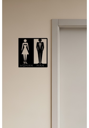 Wc Tabelası, Tuvalet Levhası, Kadın Erkek Tabela, Yönlendirme Levhaları 35