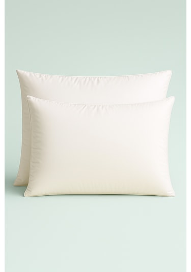 2 Adet Kaz Tüyü Yastık Luna 50x70 %80 Kaz Tüyü %20 Boncuk Elyaf