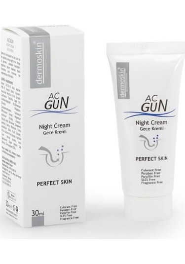 Dermoskin Acnegun Gece Kremi 30 ML